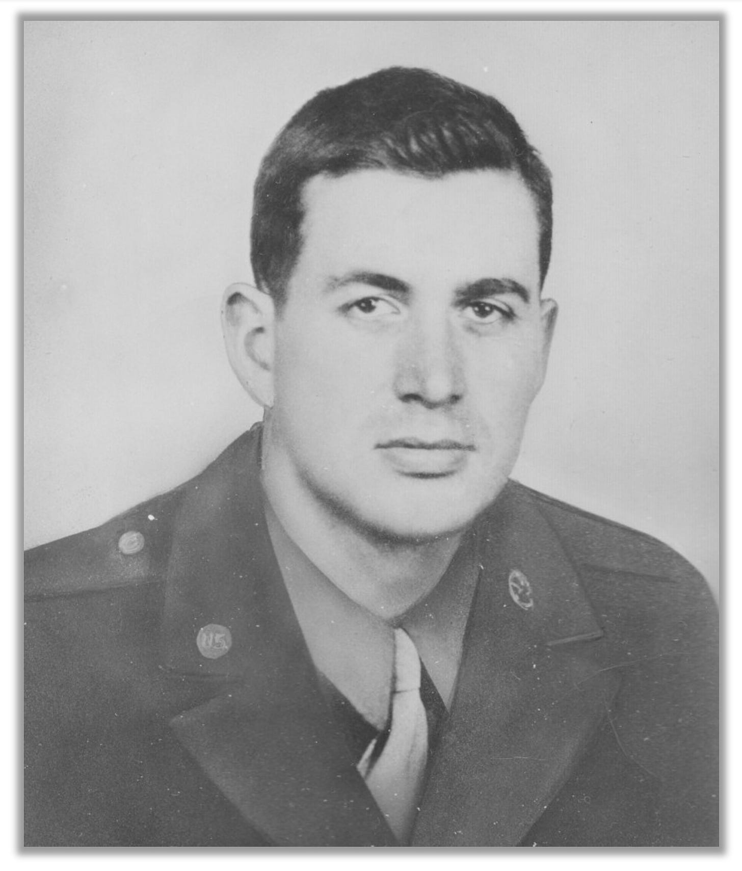 Headshot of George Benjamin, in uniform