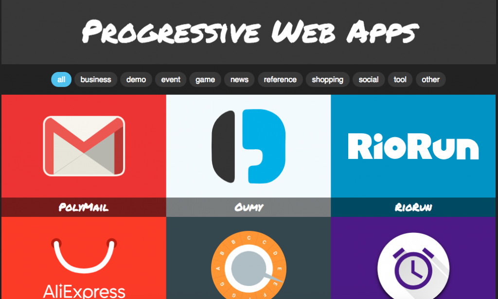 Progressive web app demo