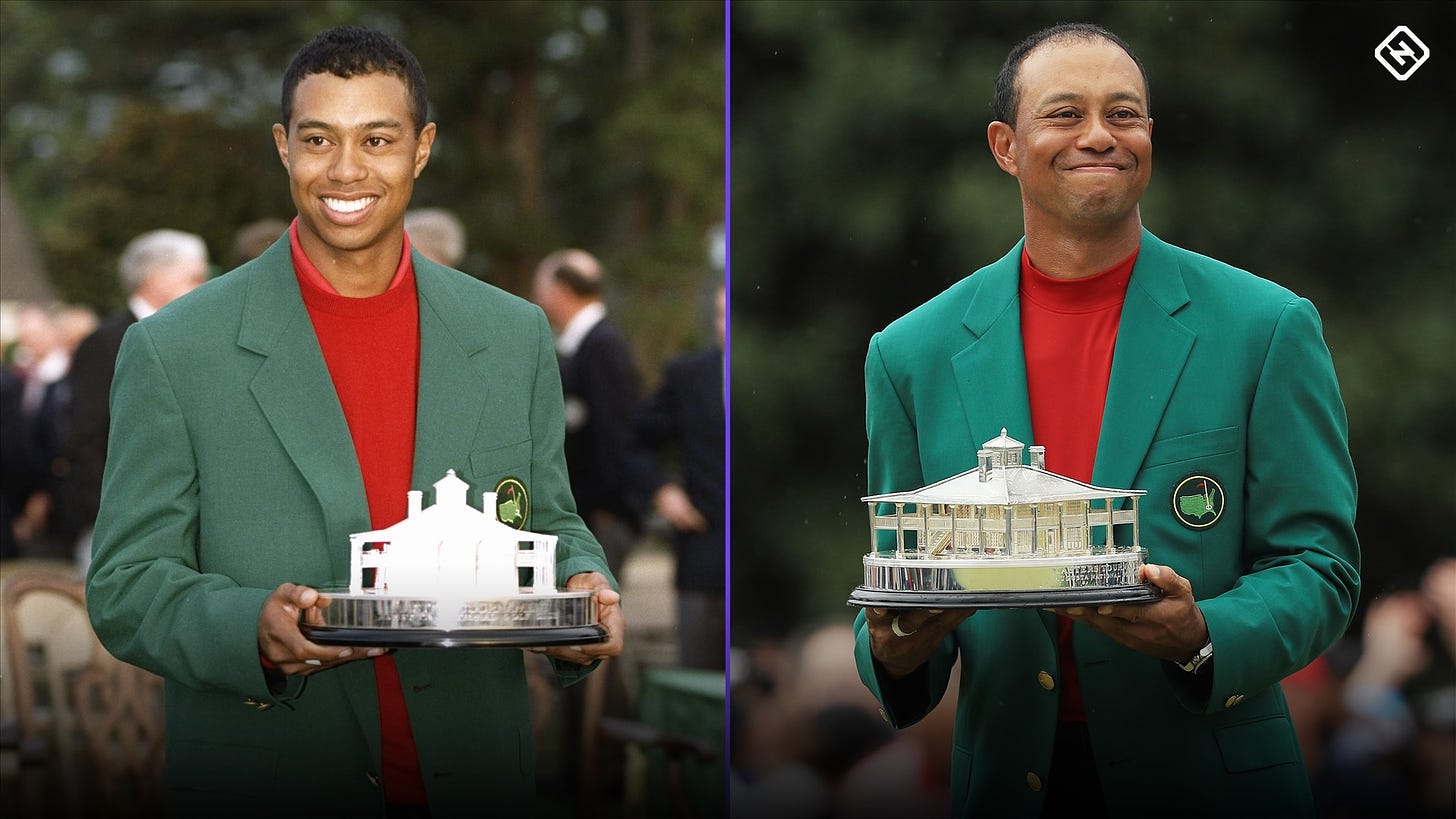 How many times has Tiger Woods won the Masters? A history of his Augusta  wins from 1997 blowout to 2019 victory | Sporting News