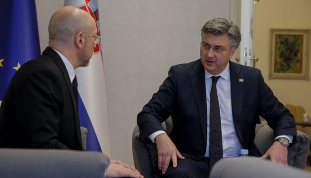 Шмигаль обговорив із Пленковичем участь хорватських енергокомпаній у відбудові України