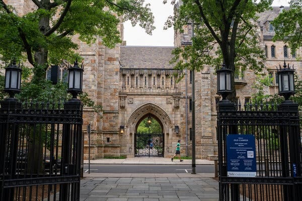 Yale University received more than 52,250 applications in 2023.