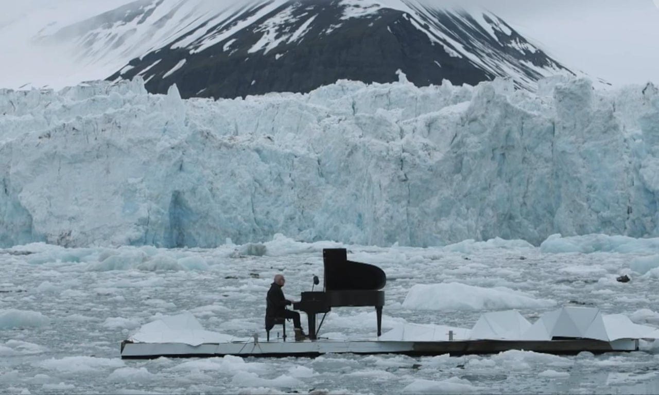 Pianist Ludovico Einaudi's haunting iceberg performance to draw attention  to Arctic plight – video | Music | The Guardian