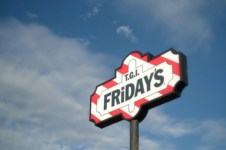 T.G.I. Friday Sign