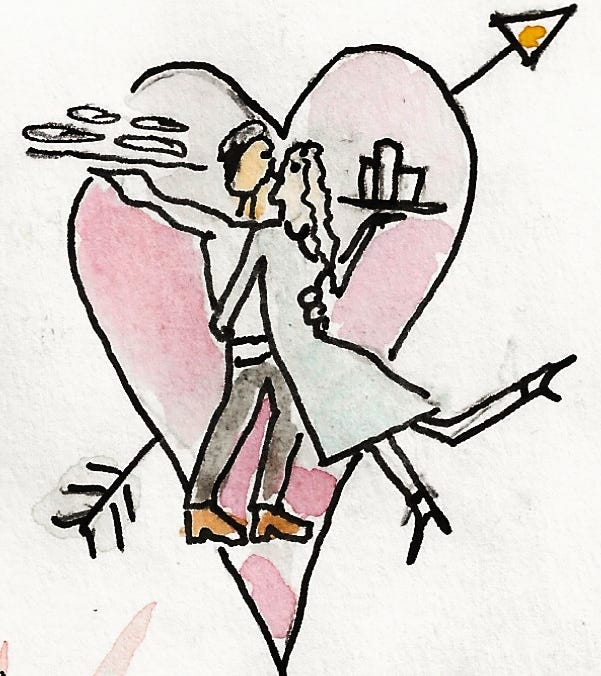 Waiters in "love" at Casa Bonita.