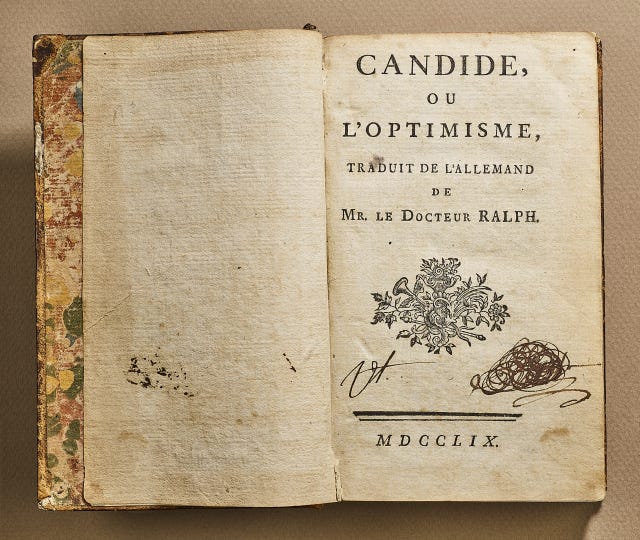 Initial printing of Voltaire's Candide | The New York Public Library