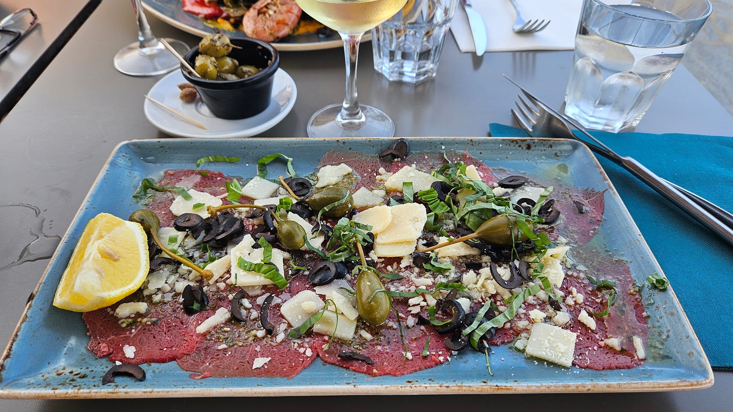 Beef tartarre, Collioure, France