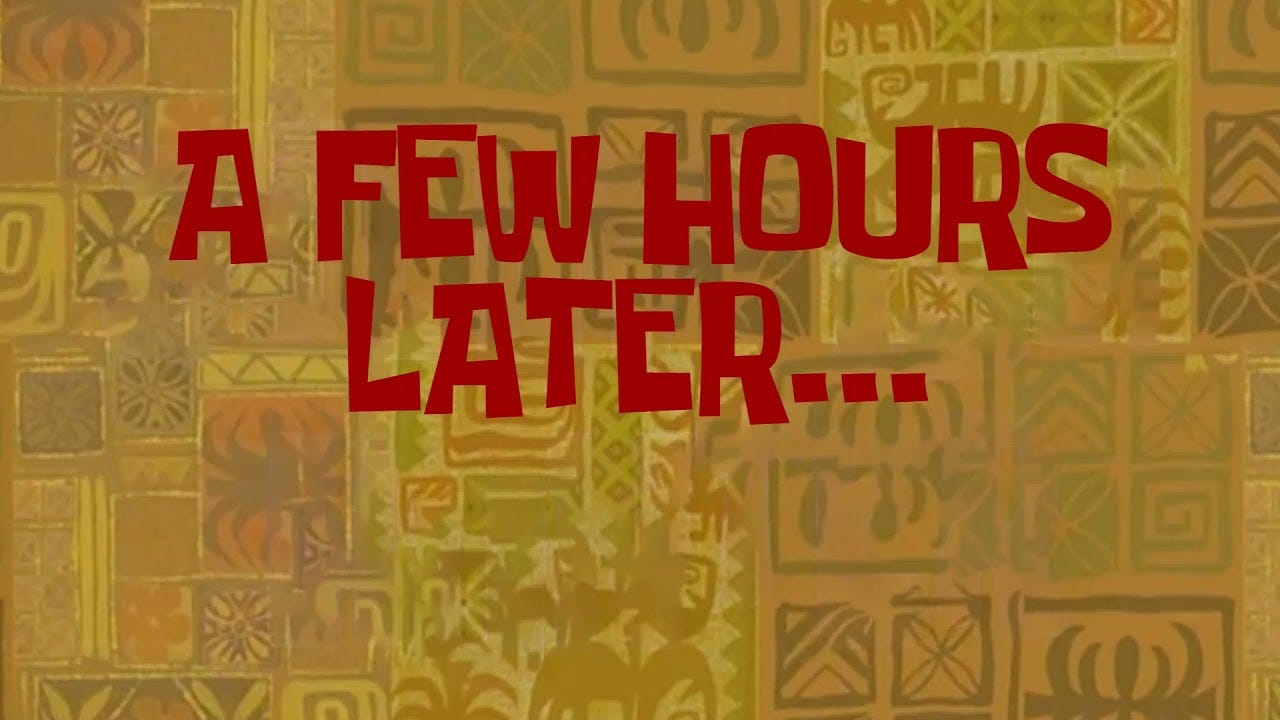 A Few Hours Later… - SpongeBob Time Card - YouTube
