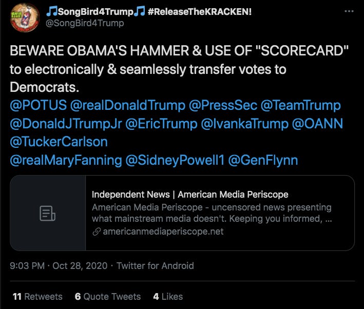 Viral Slogan: Hammer and Scorecard | Media Manipulation Casebook