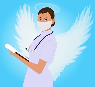 1,920 Angel Nurse Images, Stock Photos, 3D objects, & Vectors | Shutterstock