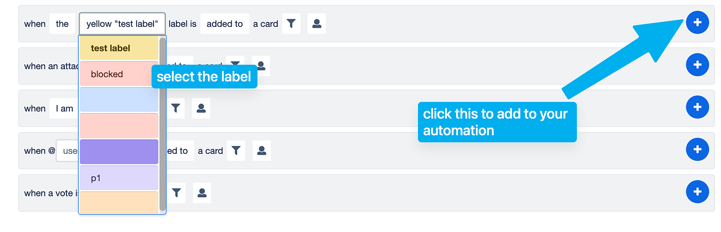 trello automation triggers for card changes