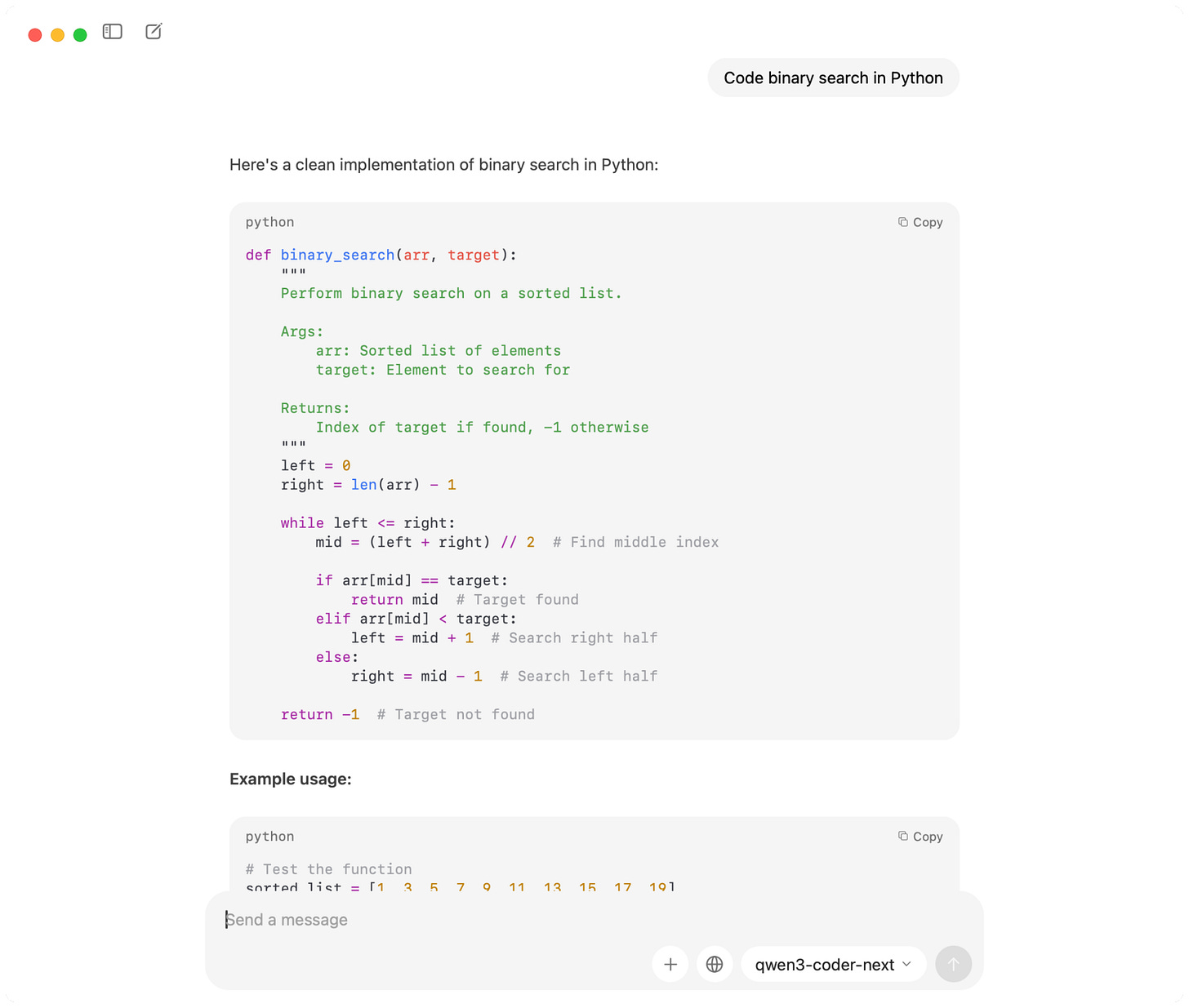 本地运行 Qwen3-Coder-Next