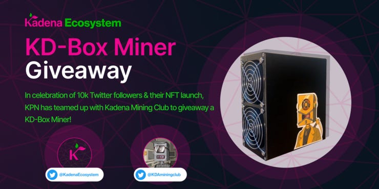 Our KD-Box Miner giveaway with KMC