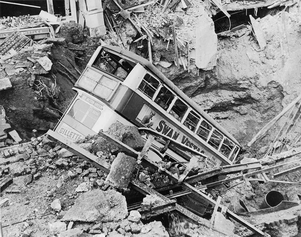 Air Raid Damage in Britain during the Second World War HU36188 - PICRYL -  Public Domain Media Search Engine Public Domain Search