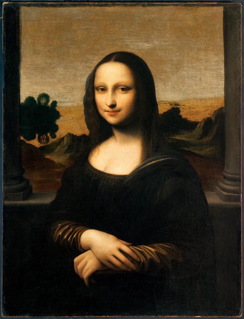 Mona Lisa z Isleworth, prywatna kolekcja (Genewa) / Wikimedia / domena publiczna