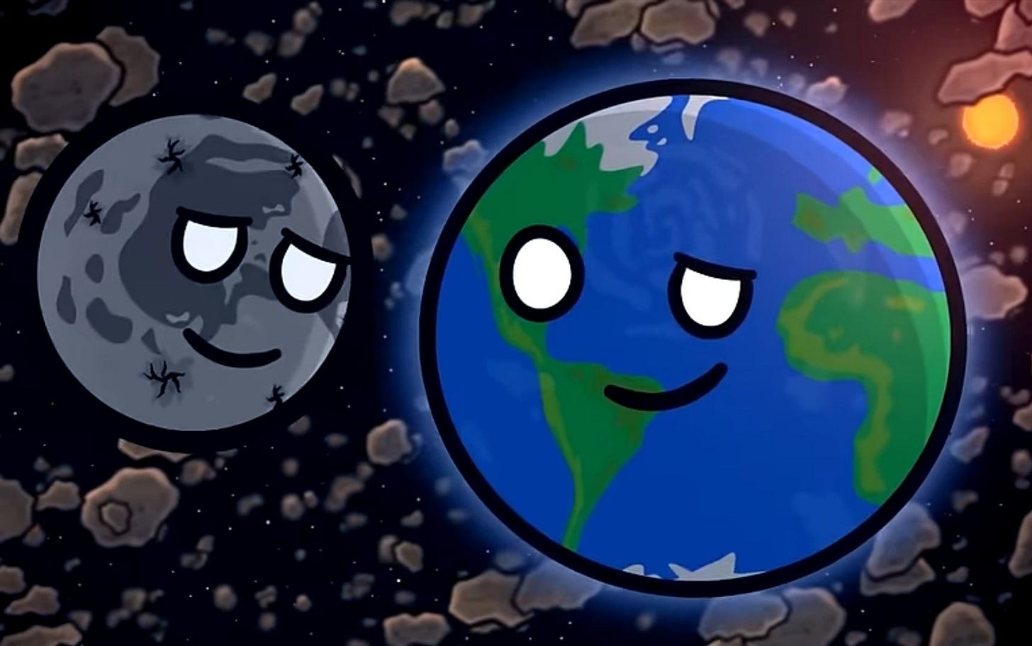 Earth and Luna from SolarBalls