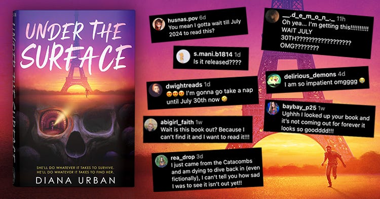Why is Under the Surface publishing July 2024 (AND NOT SOONER)?