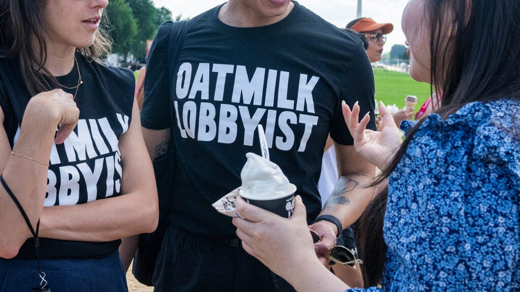 Oatly Crashes Big Dairy Event to Talk Climate Change