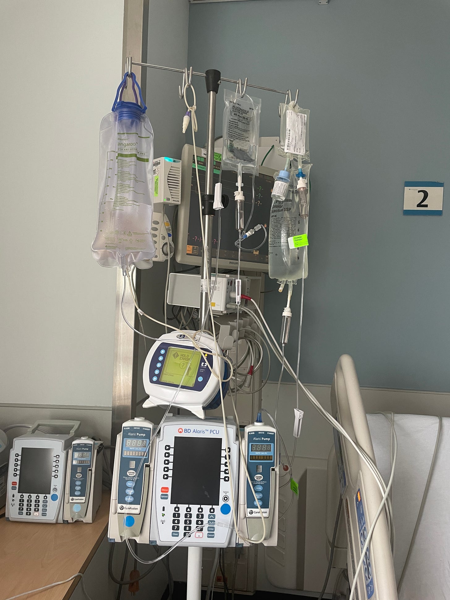 Vitals machine at hospital