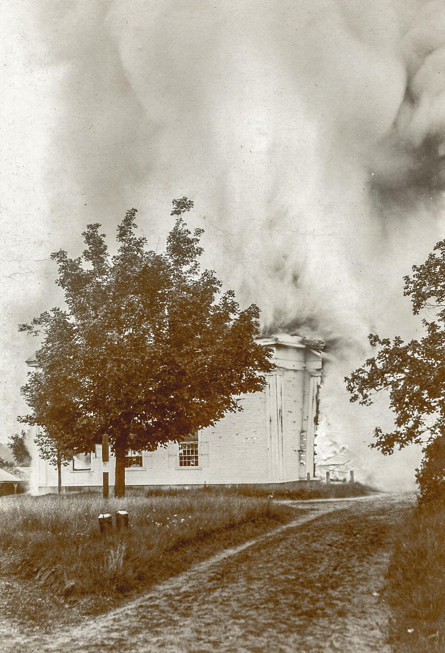 Church fire 1902