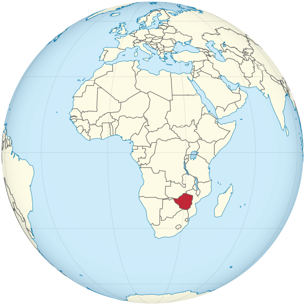 File:Zimbabwe on the globe (Africa centered).svg