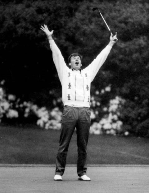 Masters 2014: Nick Faldo's first win in 1989 and Scott Hoch missed putt |  Metro News