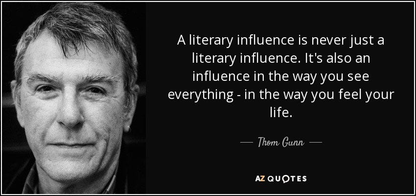 Thom Gunn: A Literary Influence