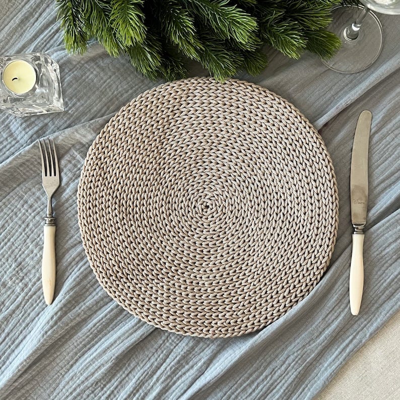 Amigurumi Pattern for Table Mat