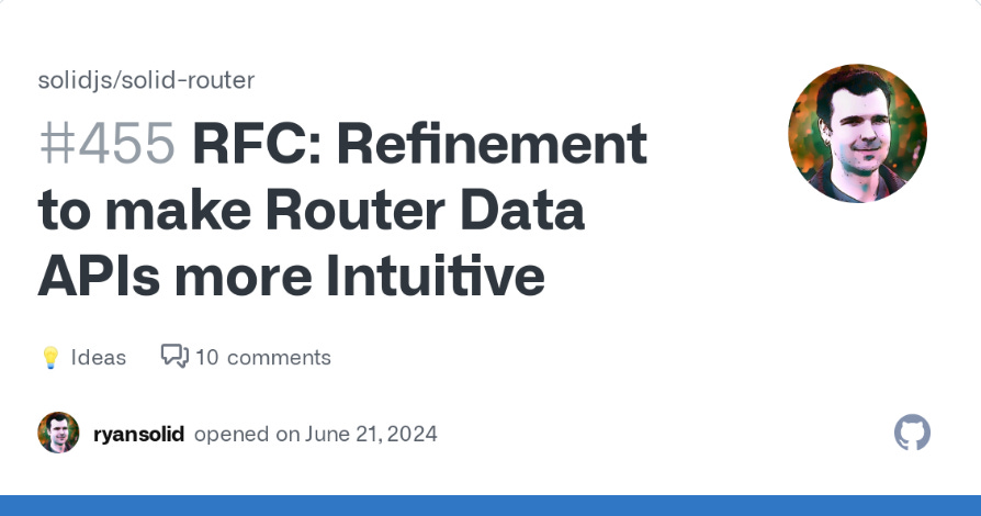 RFC: Refinement to make Router Data APIs more Intuitive #455