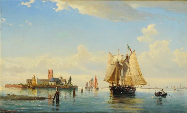 Laguna di Venezia, 1878 - Anton Melbye