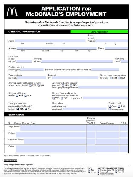 r/Rarible - My First Meme NFT. Yes, it is a McDonalds Employments Application Form. Link in Comments. Please Bid or Like(So that other people see and Buy)