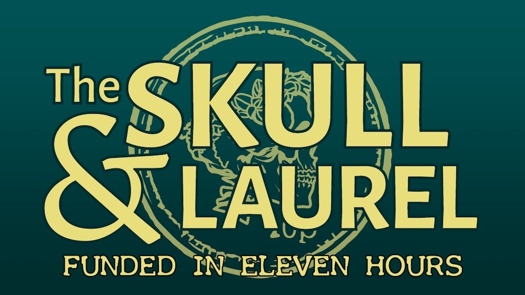 Project image for The Skull & Laurel: Magazine of New Weird Fiction