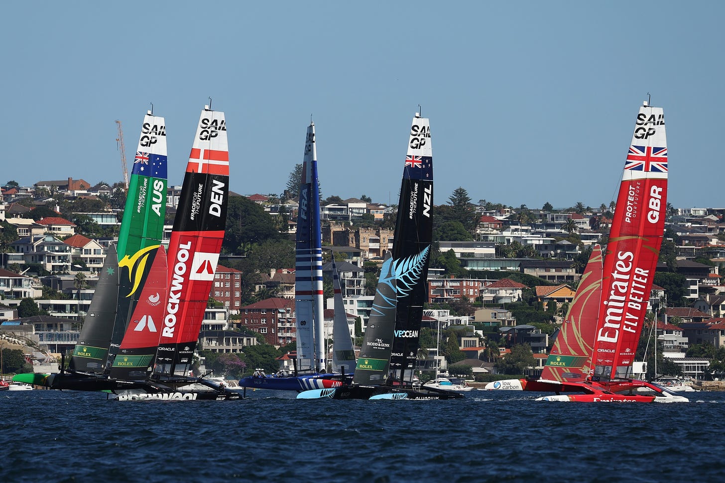 The 2024 SailGP on Sydney Harbour on Feb. 25.