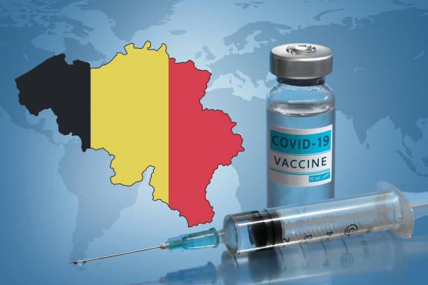 vaccination i belgien - covid vaccine belgium bildbanksfoton och bilder