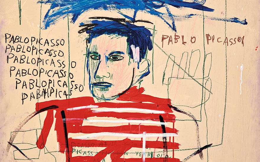  Jean-Michel Basquiat, Untitled (Pablo Picasso), 1984