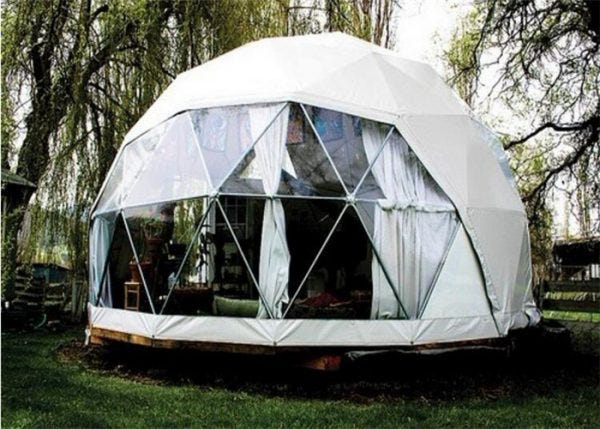 Beautiful Shape Metal Frame Geodesic Dome House Best Family Dome ...