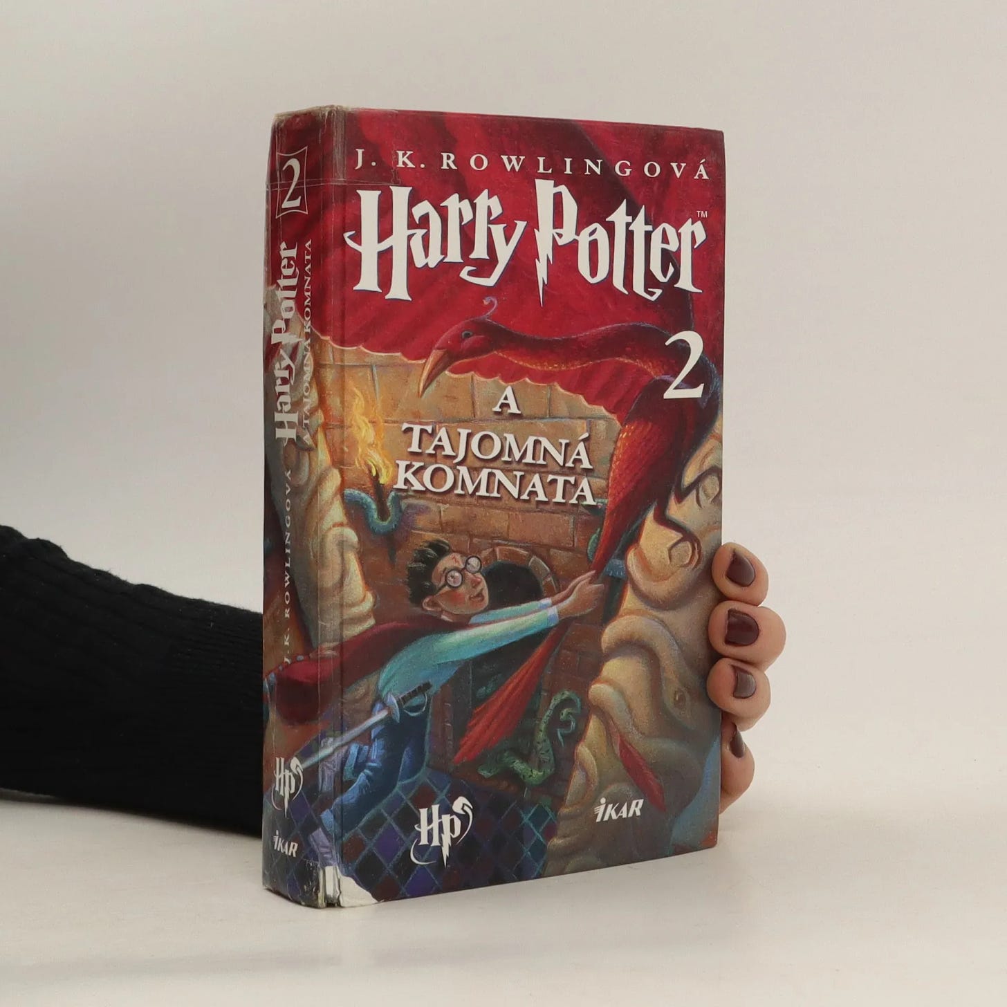 A Harry Potter book offered by a Czech online bookseller