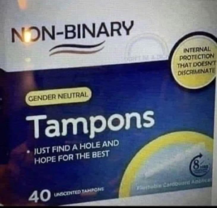 Does this mean it’s tampon works in a vagina OR an asshole?  👇👇👇👇👇👇