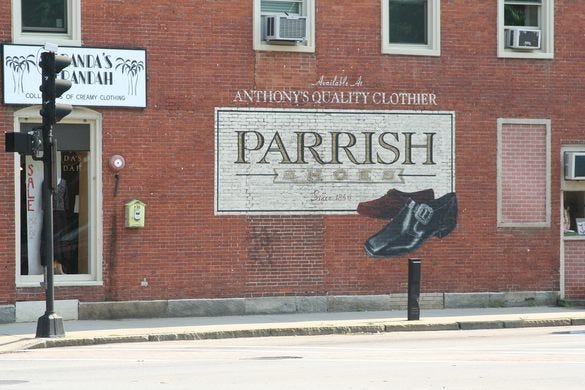 Parrish Shoes Sign – Keene, New Hampshire - Atlas Obscura