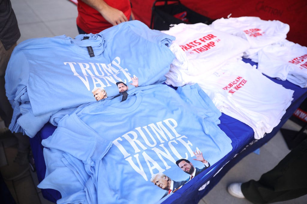 Trump Vance shirts