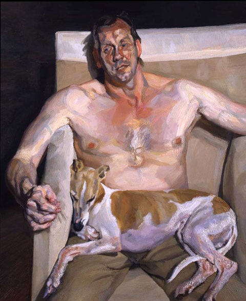 Eli and David, 2005 - 2006 - Lucian Freud