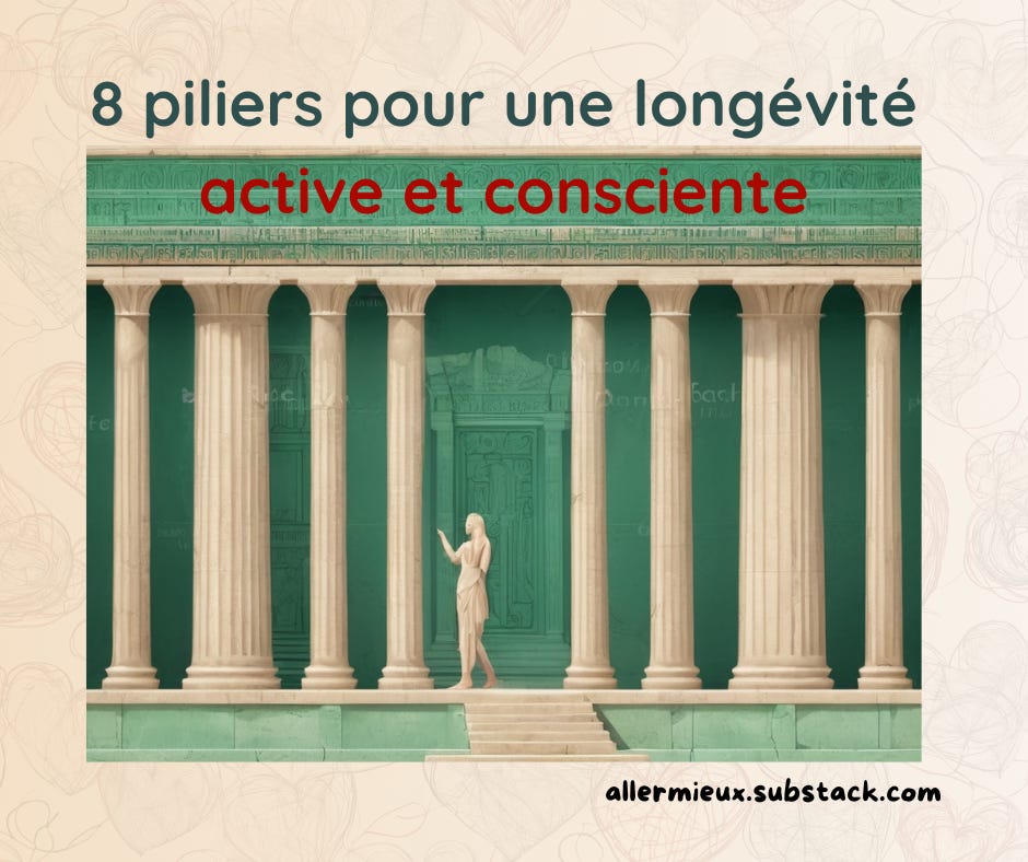 8 piliers pour une longévité active et consciente