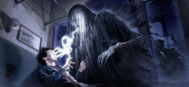 Why does Harry get so affected by the dementors? - Harry Potter Space -  Quora