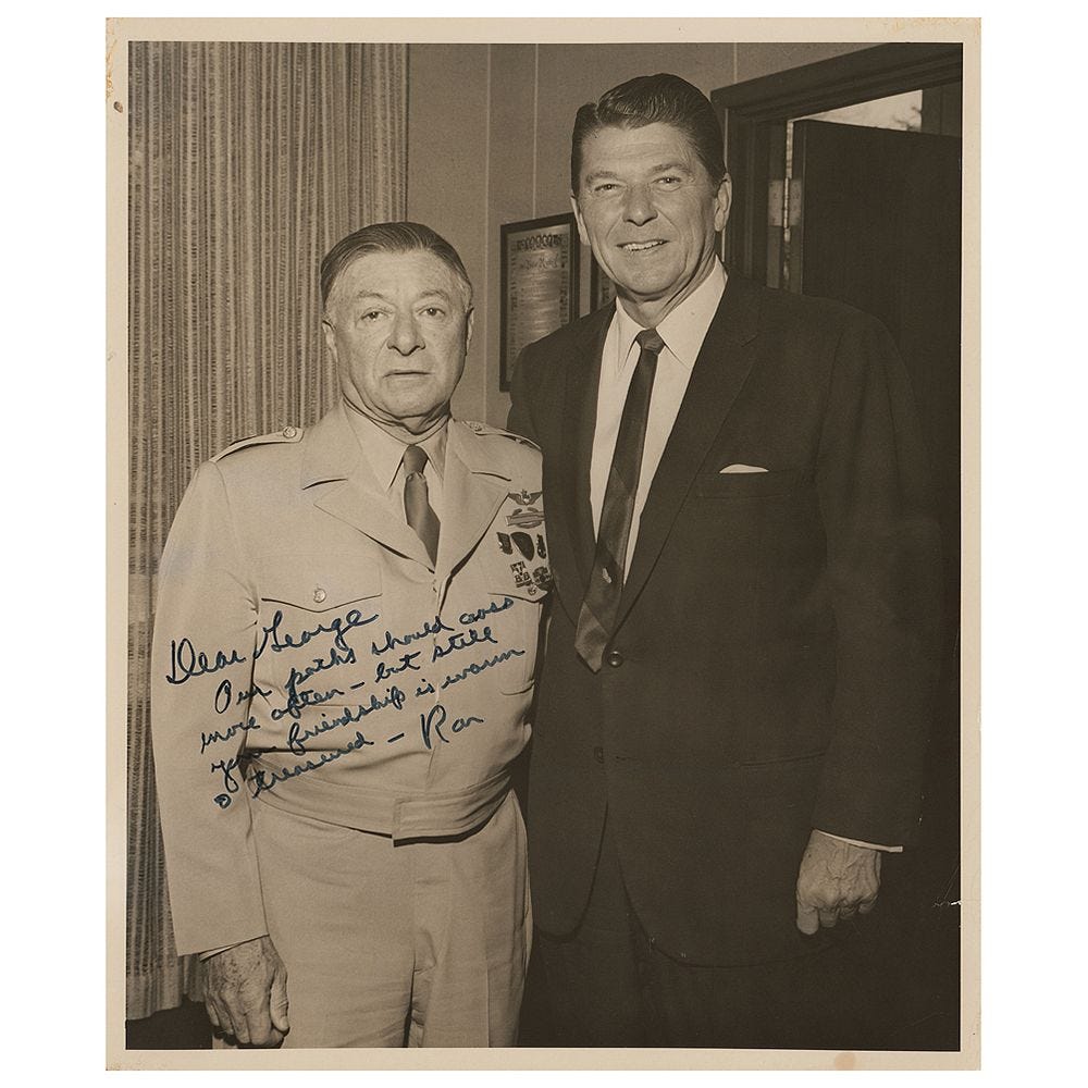 Ronald Reagan Signed Photograph to Actor George Jessel for sale at auction  on 15th May | Bidsquare