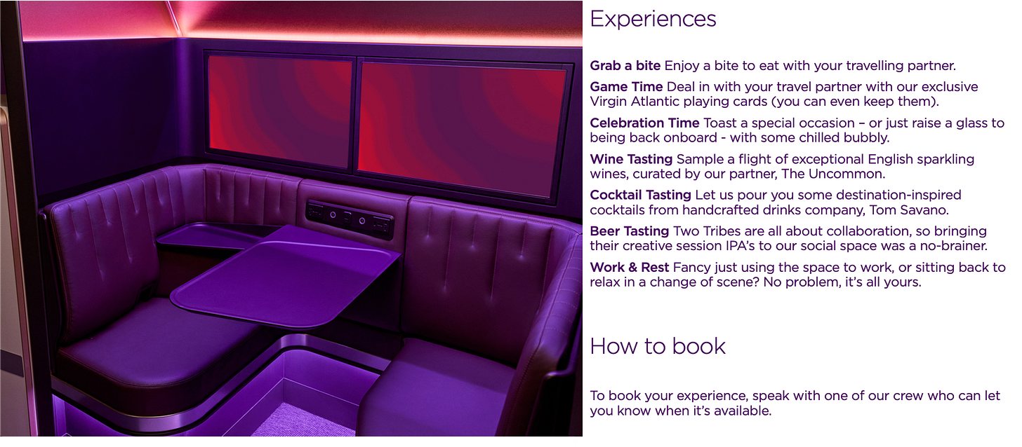 virgin atlantic social spaces