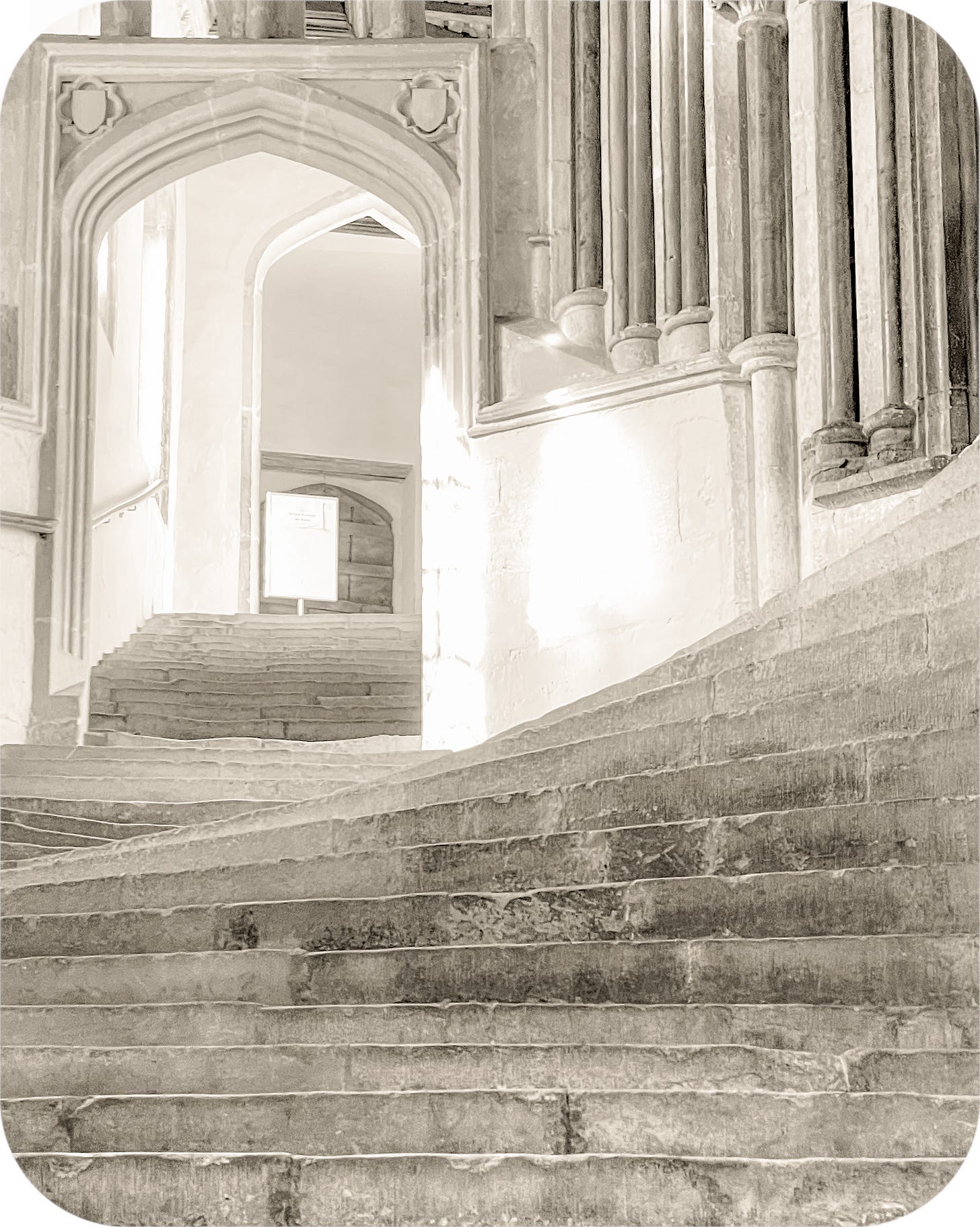 A Sea of Steps, Wells Cathedral