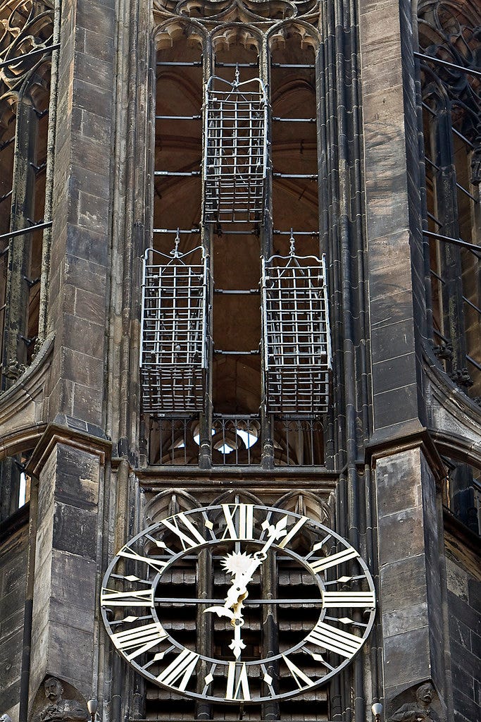 The soul cages | These cages on the tower of St. Lambert's c… | Flickr
