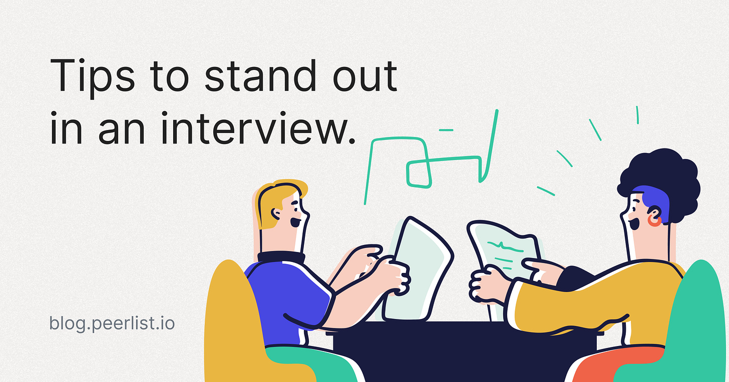 Tips to stand out in an interview