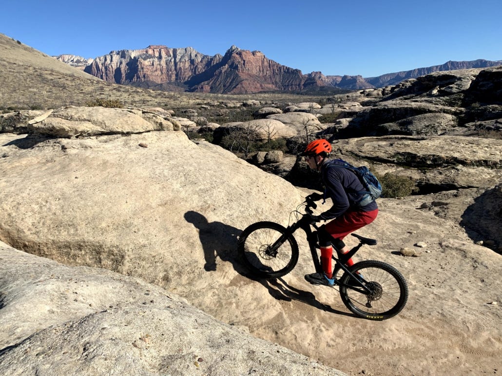 Rock climbs Guacamole Mesa mountain biking