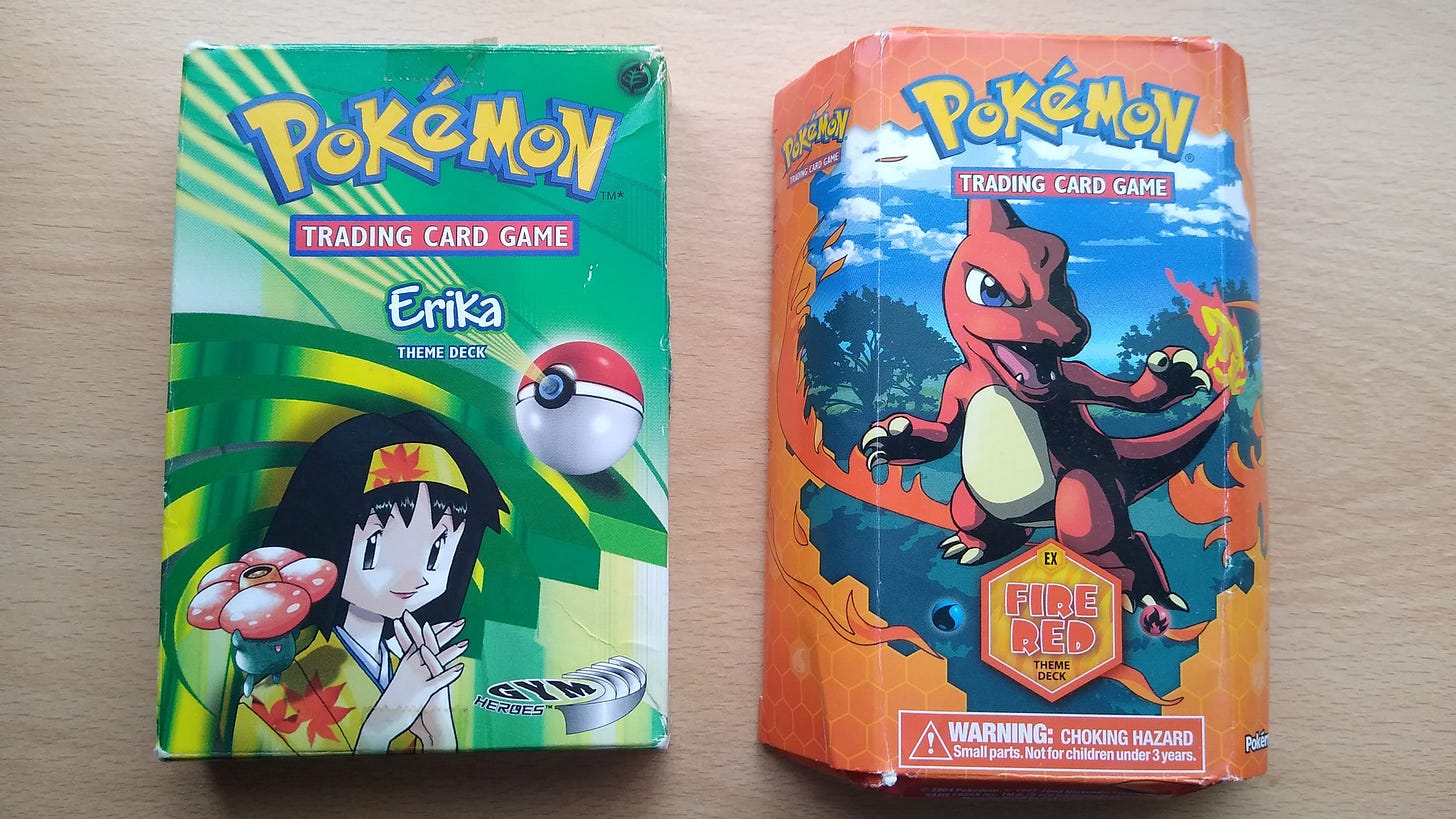 Classic TCG Theme Deck Boxes (Erika, EX FireRed)