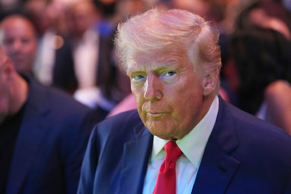President Donald Trump attends the UFC 316 mixed martial arts event Saturday, June 7, 2025, in Newark, New Jersey (AP) President Donald Trump attends the UFC 316 mixed martial arts event Saturday, June 7, 2025, in Newark, New Jersey (AP)